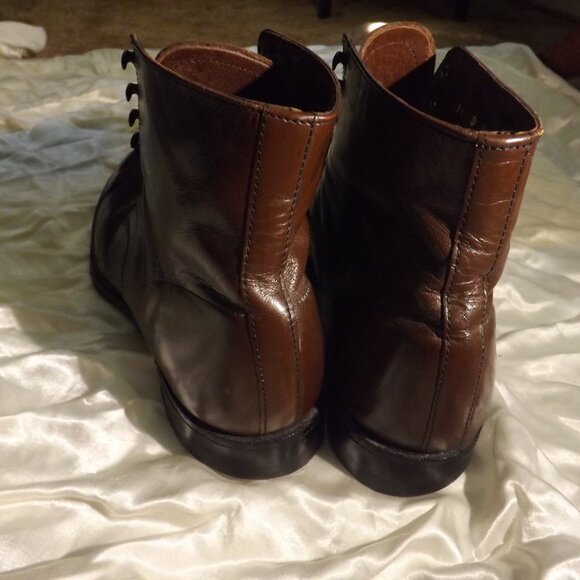 Stacy Adams Vintage Madison Boots Men’s Size 7.5 D Brown Leather - Picture 5 of 10